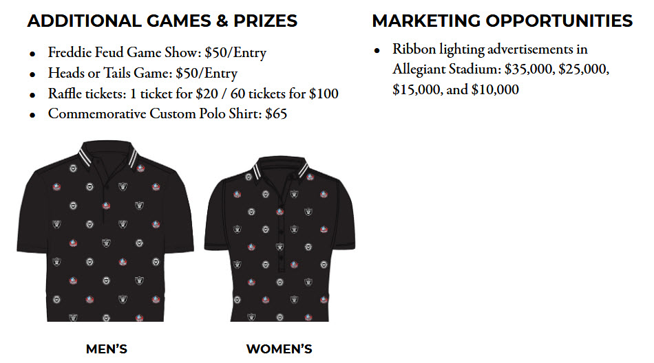 additional sponsorship opportunities